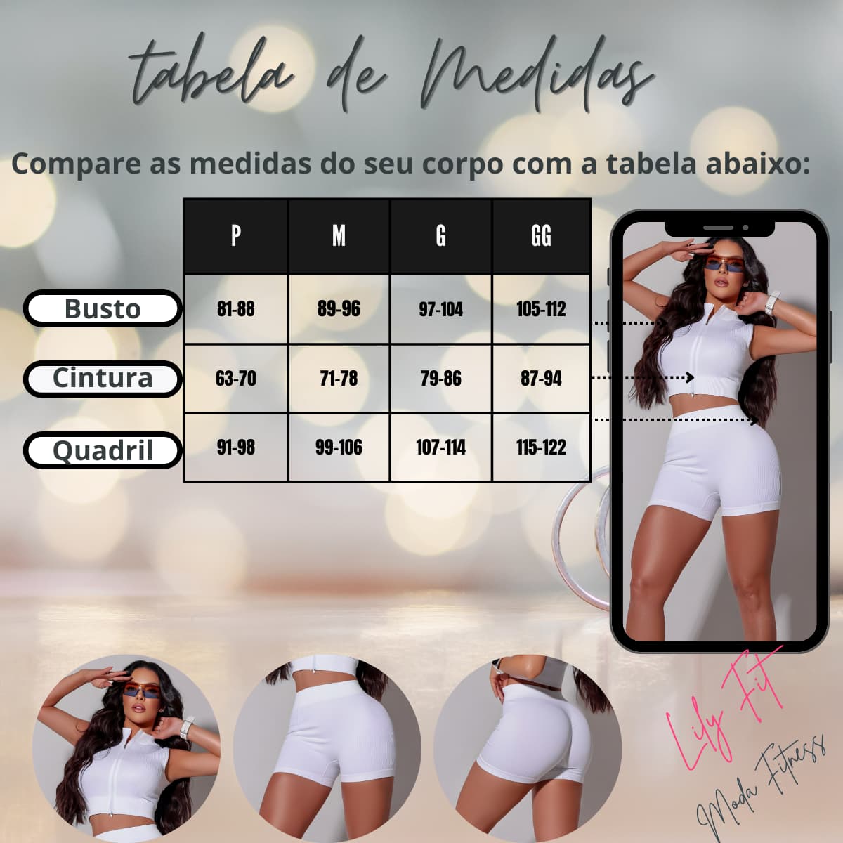 Blusa Sem Manga Canelado com Zíper Branca - Vista Lateral