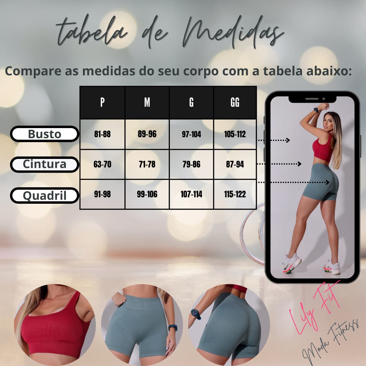 Short Fitness Canelado Cinza